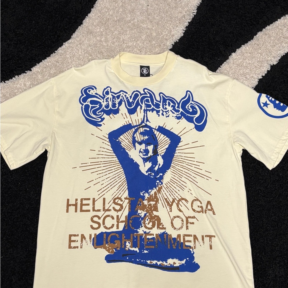 Hellstar Cream Graphic T-Shirt